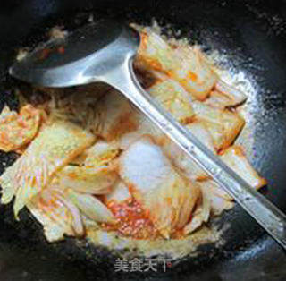 酸辣大白菜的做法步骤：8