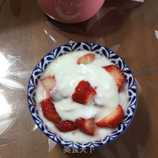 草莓酸奶捞的做法步骤：5
