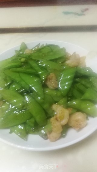 荷兰豆炒虾仁的做法步骤：8