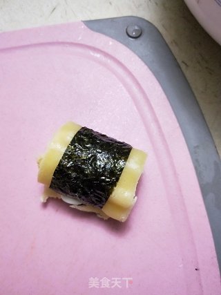 海苔肉松卷的做法步骤：14