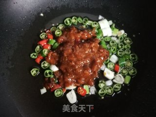 曲曲菜蘸酱的做法步骤：5