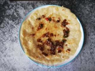 烙饼卷曲曲菜的做法步骤：10