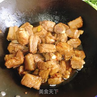 扁豆烧排骨的做法步骤：7