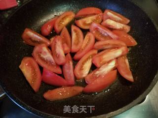 番茄金针菇汤粉的做法步骤：6