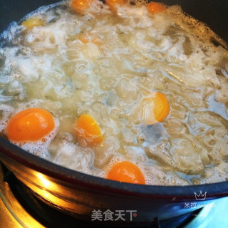 金桔银耳糖水的做法步骤：10