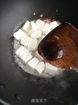 蒜薹烧豆腐的做法步骤：7