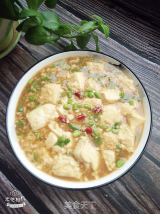蒜薹烧豆腐的做法步骤：16