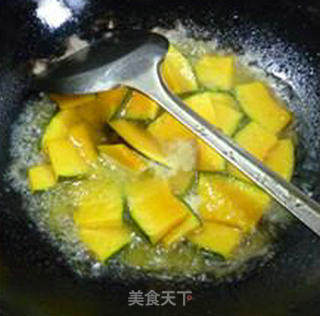 茄子炒日本南瓜的做法步骤：8