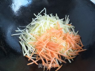 尖椒土豆丝的做法步骤：5