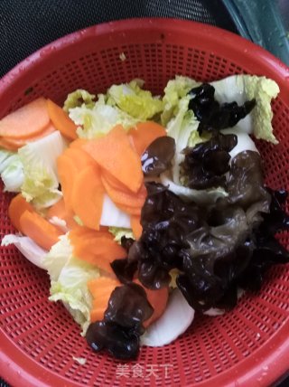 鸡肫娃娃菜的做法步骤：3
