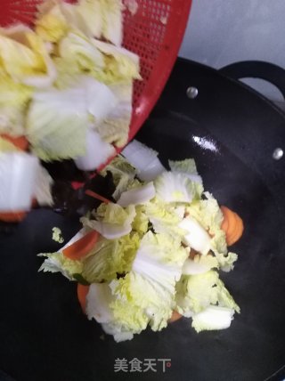 鸡肫娃娃菜的做法步骤：6