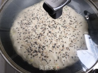 发芽葱发面饼的做法步骤：12