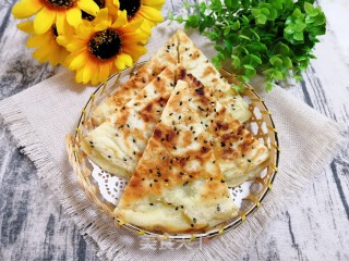发芽葱发面饼的做法步骤：17