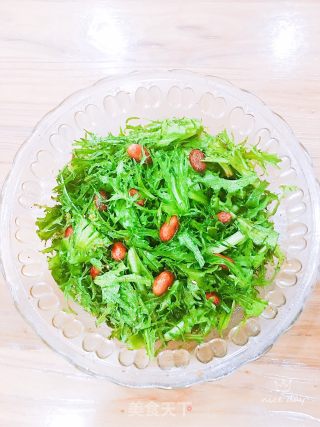 凉拌果仁苦菊的做法步骤：4