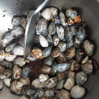 辣炒花蛤的做法步骤：7