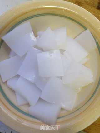 菠菜凉粉的做法步骤：1
