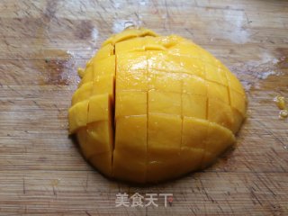 红豆芒果杯的做法步骤：4