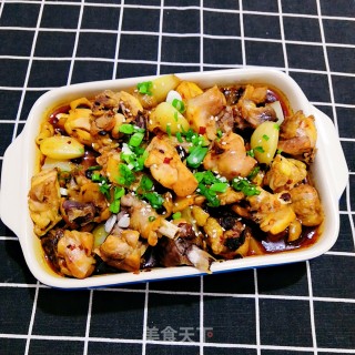 老干妈蒸鸡腿的做法步骤：9