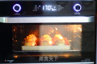 培根肉松面包的做法步骤：22