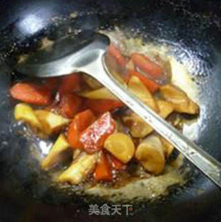 胡萝卜烧雷笋的做法步骤：11