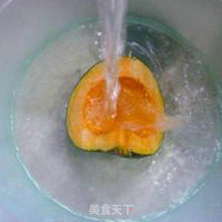 黑木耳炒日本南瓜的做法步骤：4