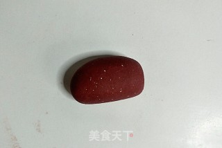 金色阳光豆沙花环的做法步骤：13