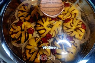 金色阳光豆沙花环的做法步骤：19