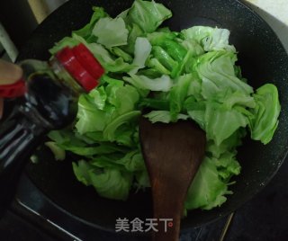 手撕包菜的做法步骤：4