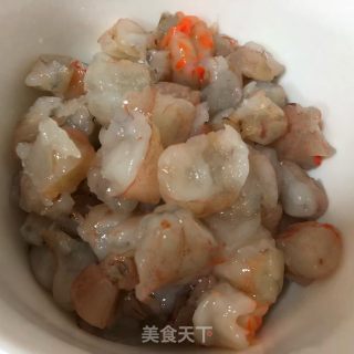 海肠虾仁盖饭的做法步骤：3