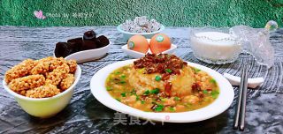 海肠虾仁盖饭的做法步骤：16