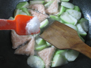 肉燕煮夜开花的做法步骤：8