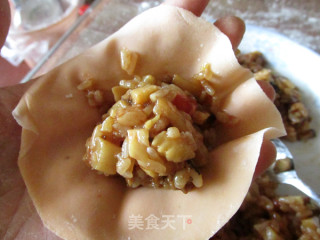 春笋糯米烧麦的做法步骤：17
