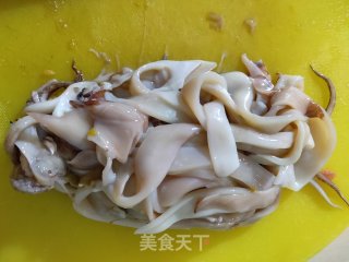 双鲜鱿鱼的做法步骤：1
