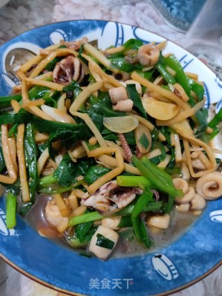 双鲜鱿鱼的做法步骤：6
