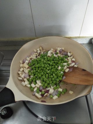 甜椒炒豌豆的做法步骤：8