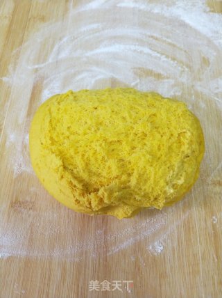 南瓜黄玫瑰的做法步骤：7