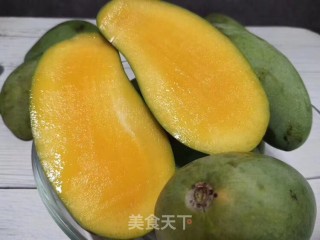 凉拌芒果的做法步骤：1