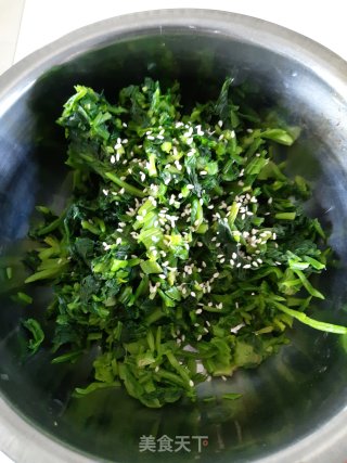 芝麻菠菜的做法步骤：5