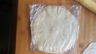 饺子皮变春卷的做法步骤：9