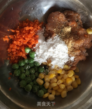 彩色虾饼的做法步骤：5