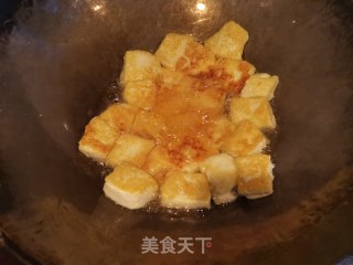 辣白菜烧豆腐的做法步骤：6