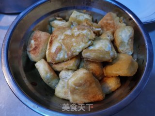 辣白菜烧豆腐的做法步骤：9
