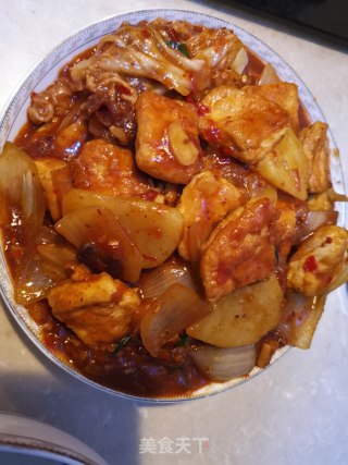 辣白菜烧豆腐的做法步骤：21