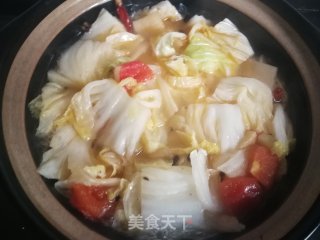 白菜炖川粉的做法步骤：6