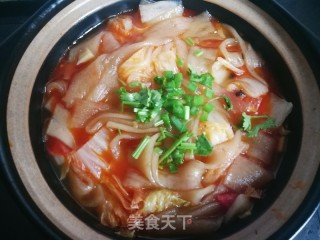 白菜炖川粉的做法步骤：8