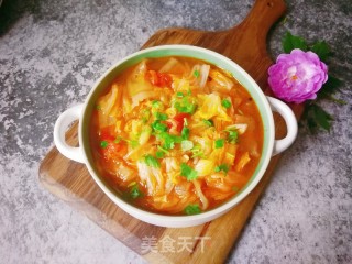 白菜炖川粉的做法步骤：10