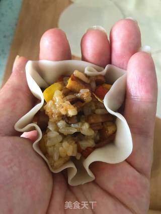 饺子皮烧卖的做法步骤：8