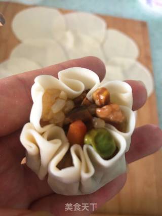 饺子皮烧卖的做法步骤：9