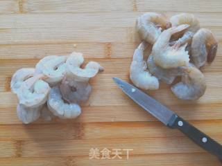 茄汁虾球炒蛋的做法步骤：1