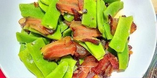 酱肉扁豆的做法步骤：6